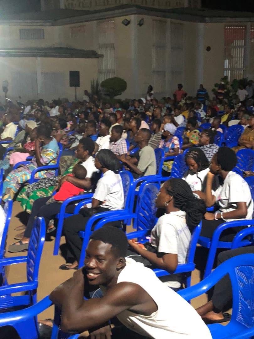 Sensibilisation réussie hier à l’église Christ Roi de Kodjoviakopé sur le cancer.